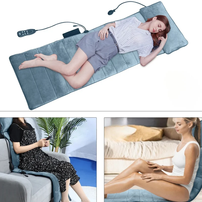 Coussin massant chauffant doux et transportable