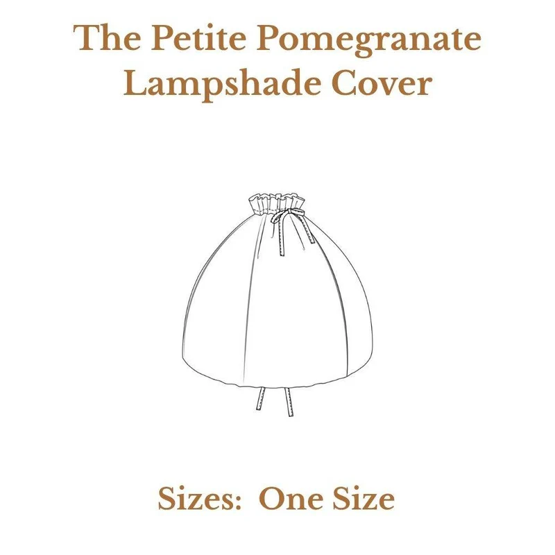 PATRON DE COUTURE PDF | Housse d’abat-jour Petite Pomegranate | Merchant & Mills | A4 SEULEMENT