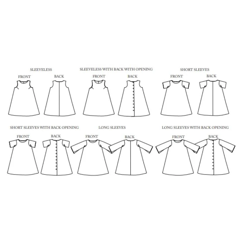 PATRON DE COUTURE PDF | Robe & haut Trapeze | Merchant & Mills | UK 8–18