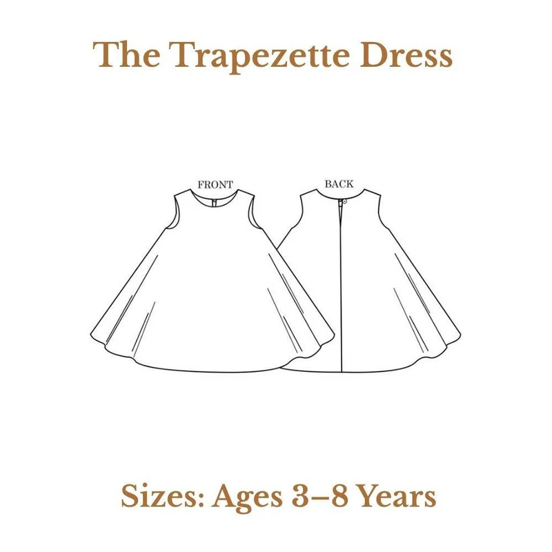 PATRON DE COUTURE PDF | Robe Trapezette | Merchant & Mills | 3–8 ANS