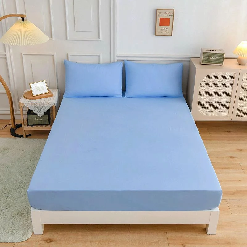 Drap Housse Drap Matelas Uni Confort Café