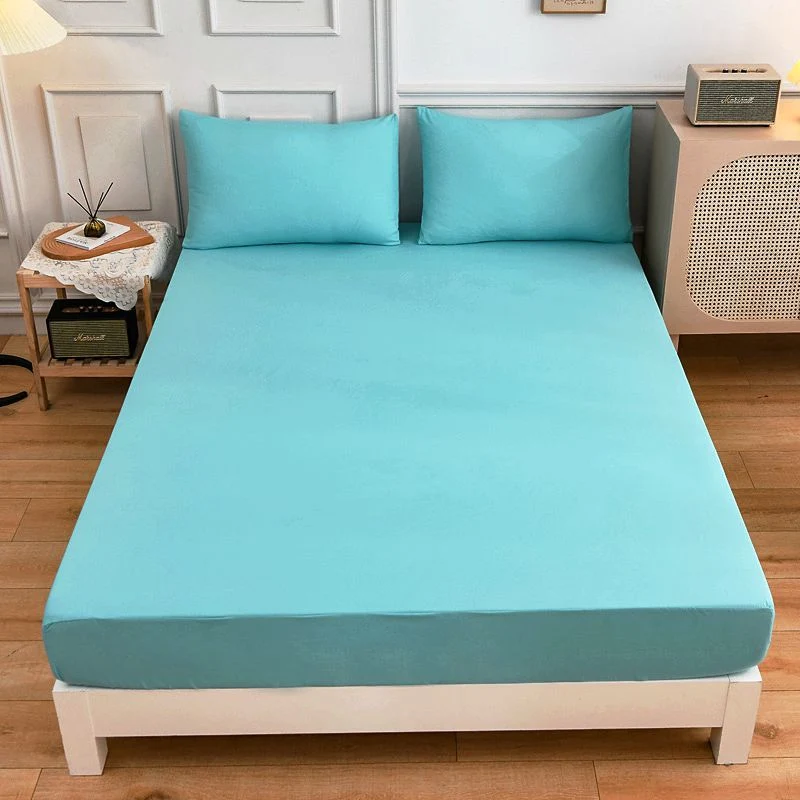 Drap Housse Drap Matelas Uni Confort Café