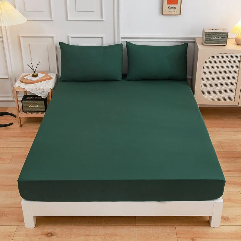 Drap Housse Drap Matelas Uni Confort Café
