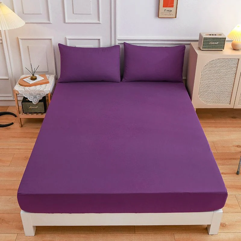 Drap Housse Drap Matelas Uni Confort Café