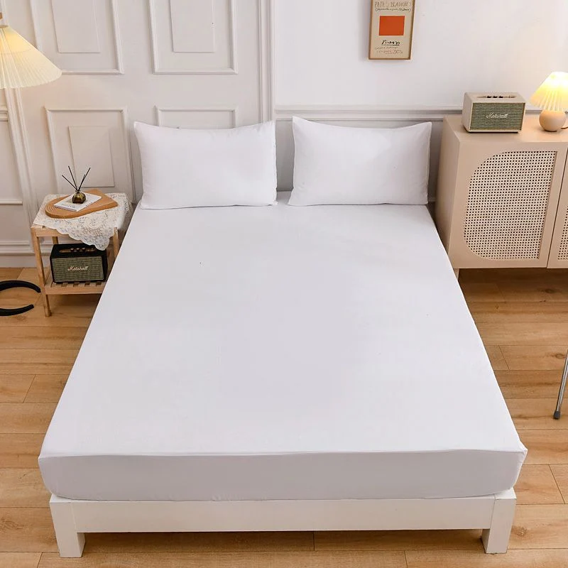 Drap Housse Drap Matelas Uni Confort Bleu