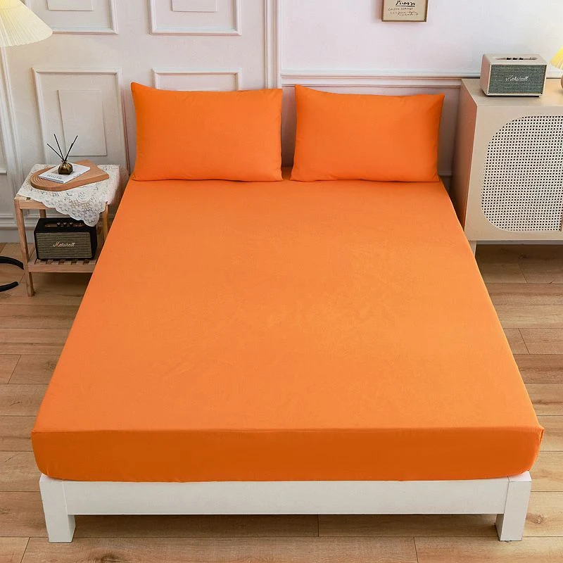 Drap Housse Drap Matelas Uni Confort Bleu
