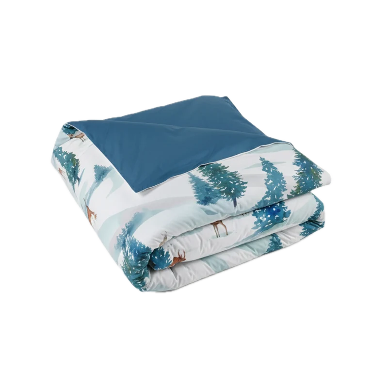 Housse de couette Légende des Cimes - Percale de coton