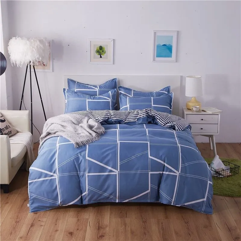 Housse de Couette et Deux Taies Graphiqe