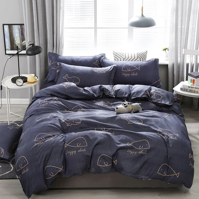 Housse de couette et Deux Taies Baleine 240cm