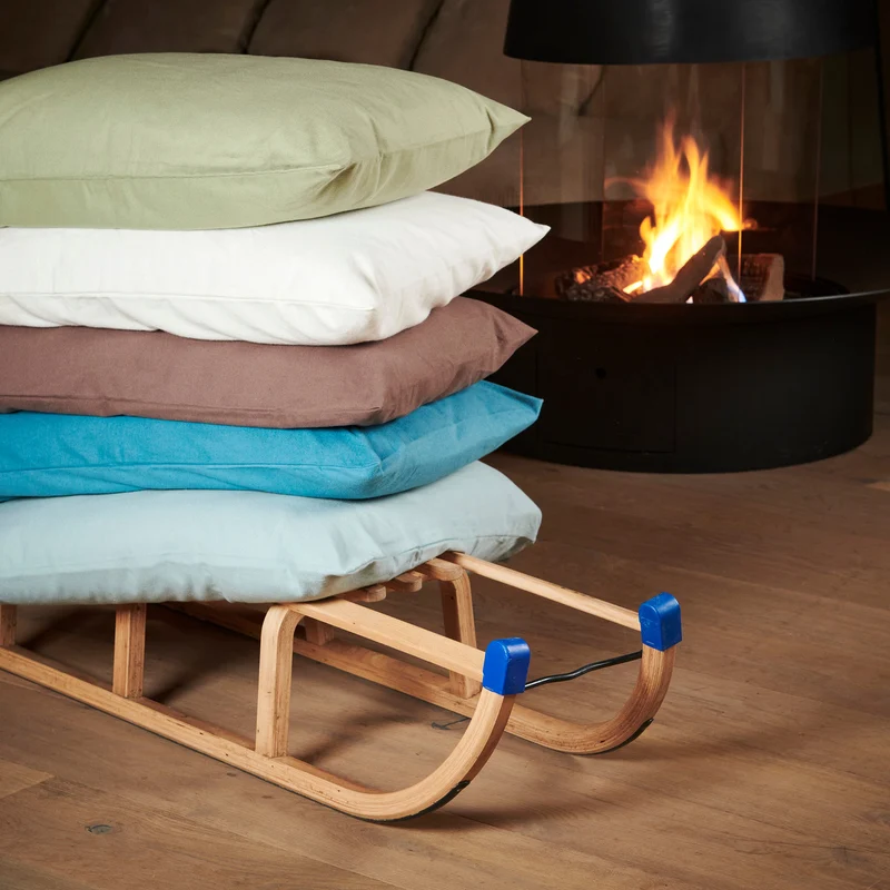 Taie d'oreiller unie - Flanelle