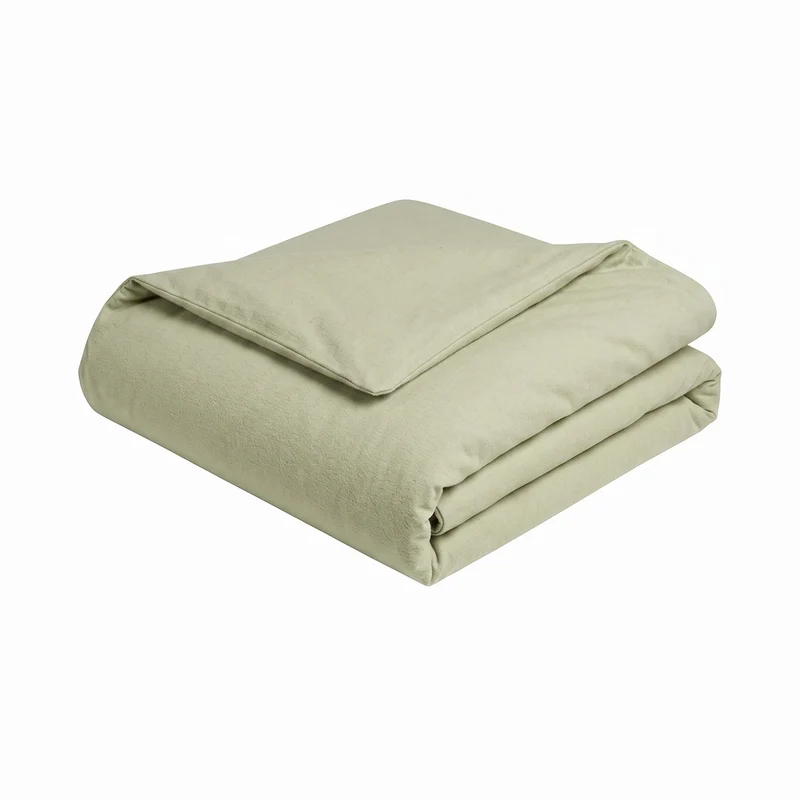 Housse de couette uni - Flanelle