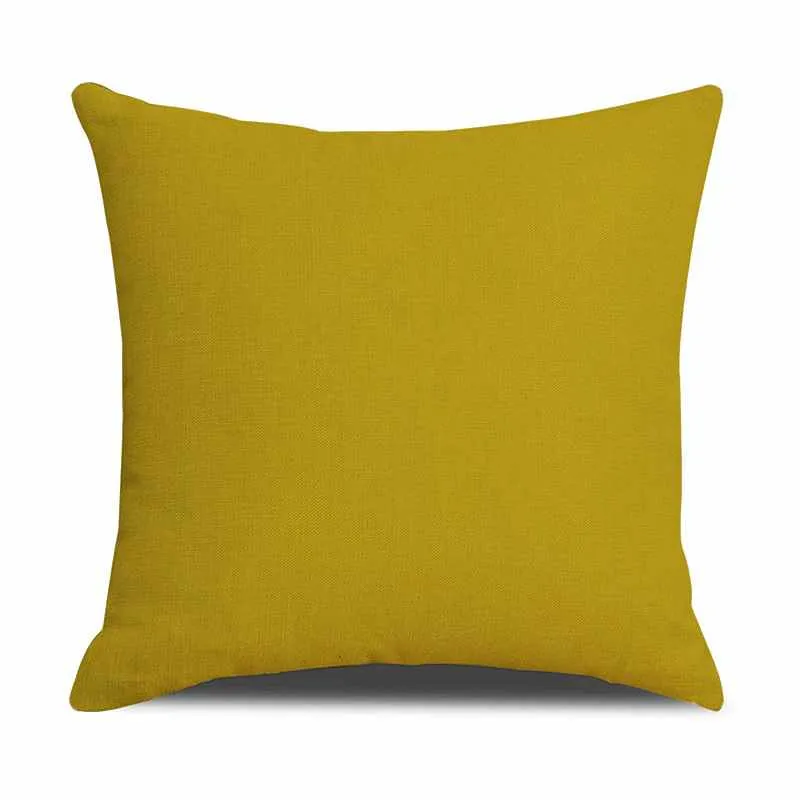 Housse de Coussin en Lin Imprimé Graphique 45x45