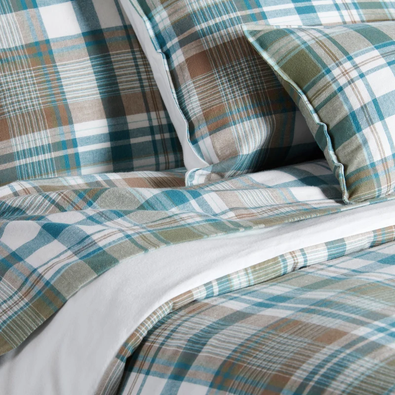 Taie d'oreiller Highlands - Flanelle Tissé-Teint