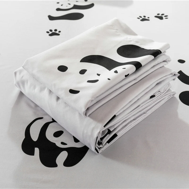 Housse de Couette et Deux Taies Panda 240 x 220 cm
