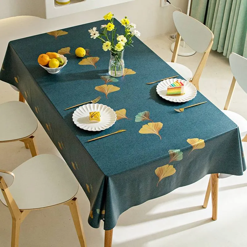 Toile Cirée Motif ginkgo