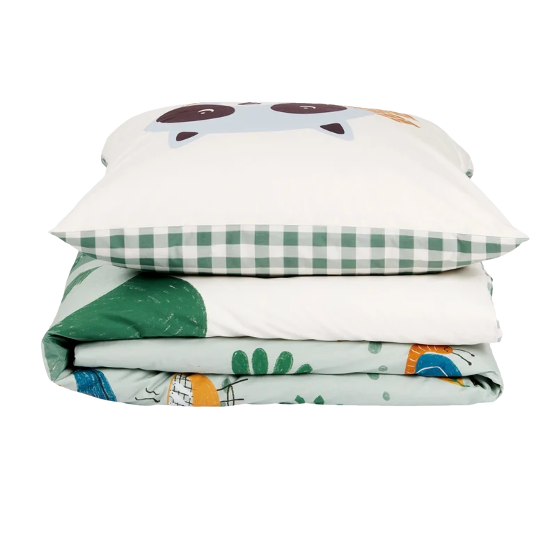 Housse de couette Les Louveteaux - Percale de coton
