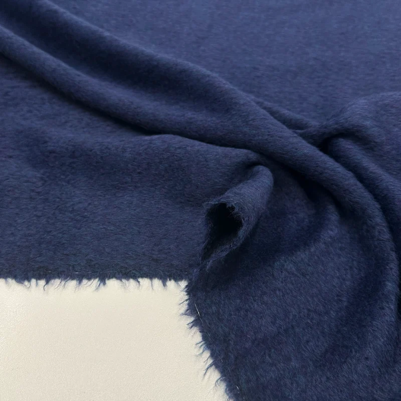 Tissu Manteau Duveteux, Laine Easy Care - Dolmo