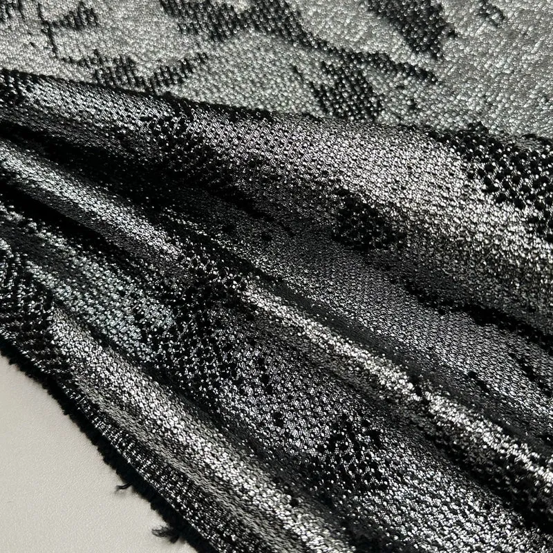 Tissu Brocart, Laine - Tissé Métallisé, Lusso
