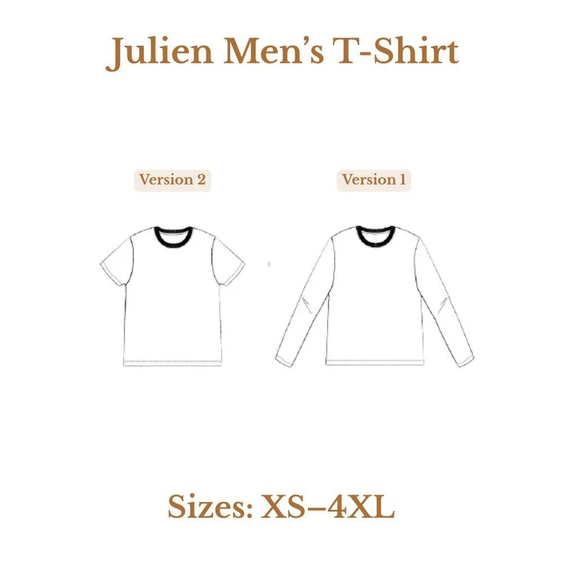 PATRON DE COUTURE PDF | T-shirt pour homme Julien | Maéli Paris | FRANÇAIS SEULEMENT