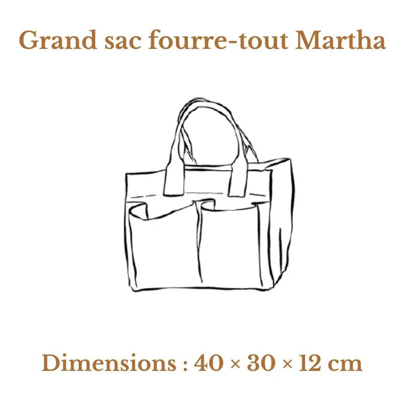 PATRON DE COUTURE PDF | Maxi sac fourre-tout Martha | Maéli Paris | FRANÇAIS SEULEMENT