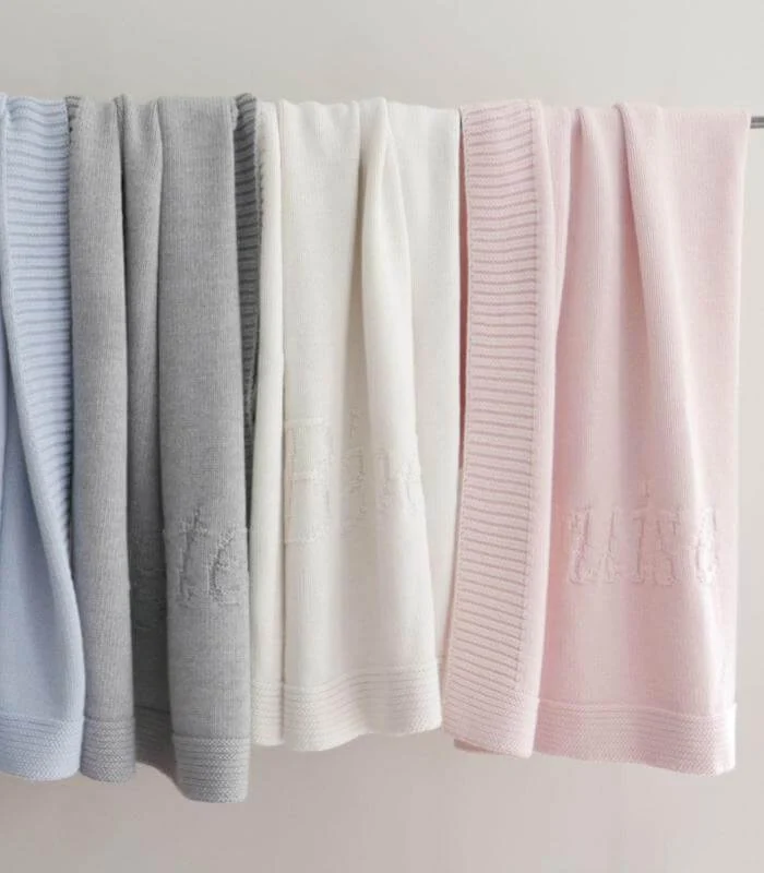 Couverture Bébé Personnalisée Rose