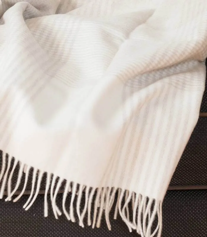 Plaid Cachemire Everest Beige