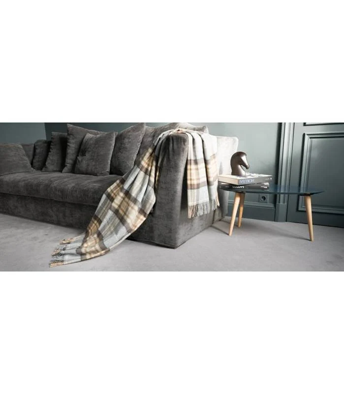 Plaid Laine Mérinos Écossais Mc Kellar - 140 X 185 cm