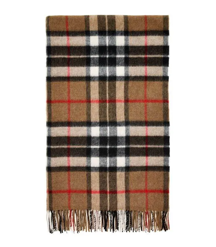 Plaid Mérinos Écossais Camel Thomson