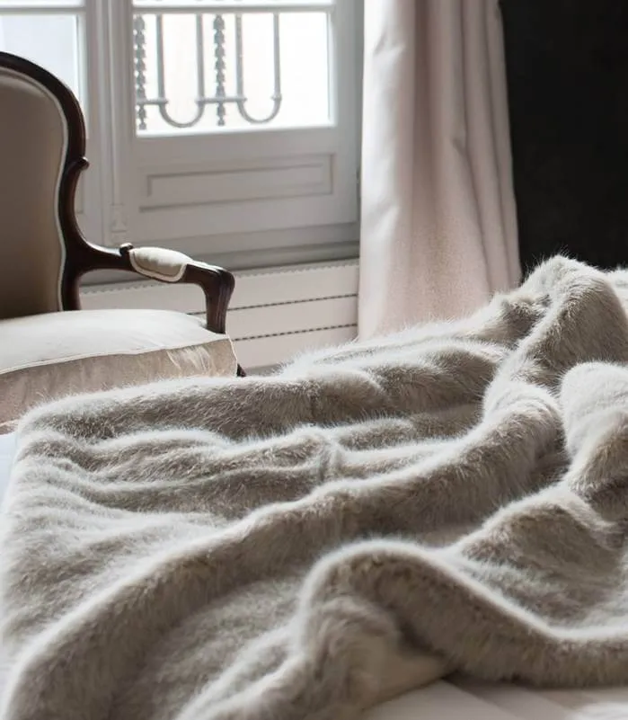 Plaid Fausse Fourrure Luxe Persan