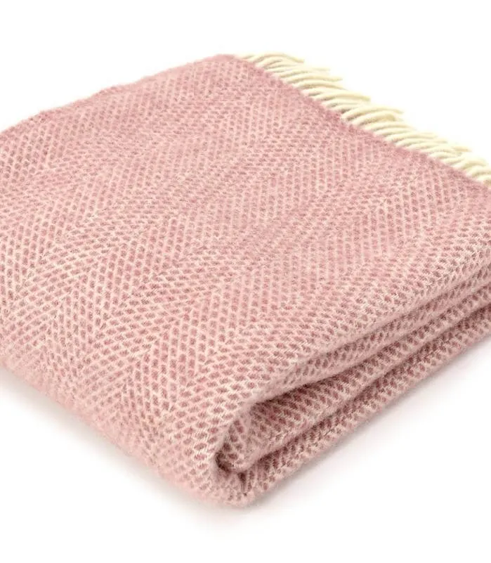 Plaid Laine Beehive Rose 150 X 183 cm