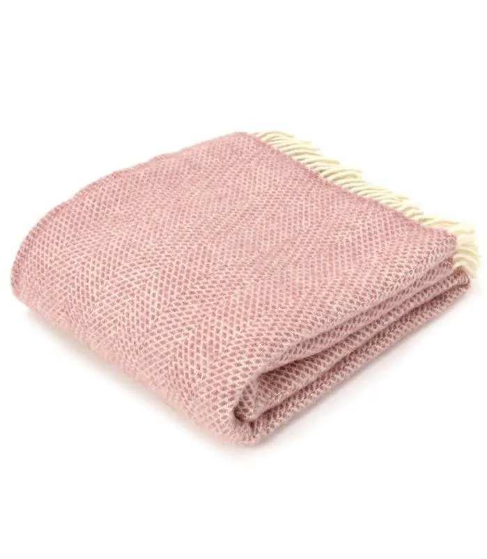 Plaid Laine Beehive Rose 150 X 183 cm