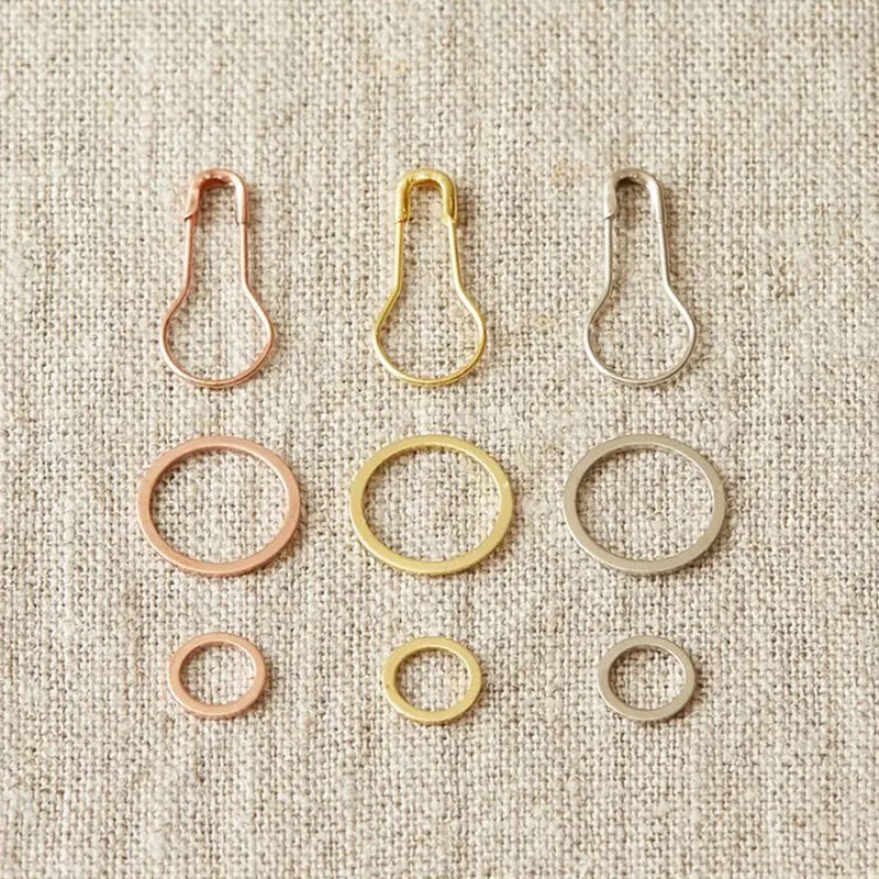 Precious Metal Stitch Markers - Cocoknits