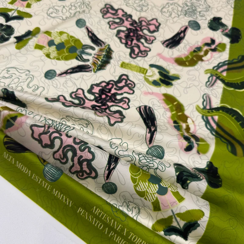 Carré Twill Exclusif, Soie - Camogli