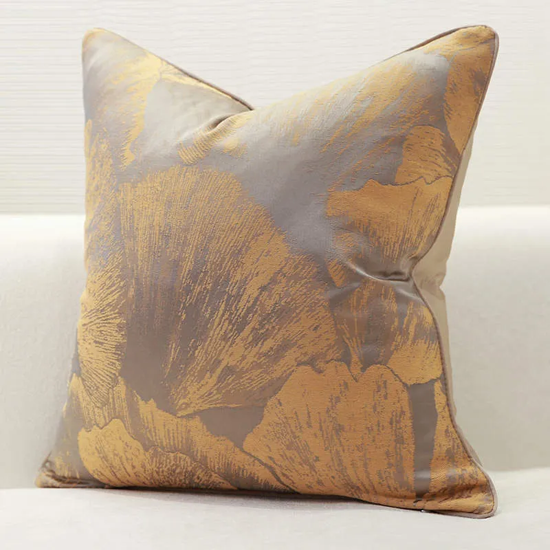 Lot de 4 Housses de Coussin Ginkgo 50 X 50 cm