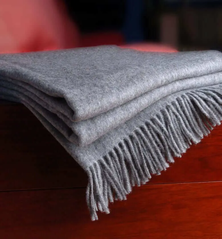 Plaid Cachemire Himalaya Gris