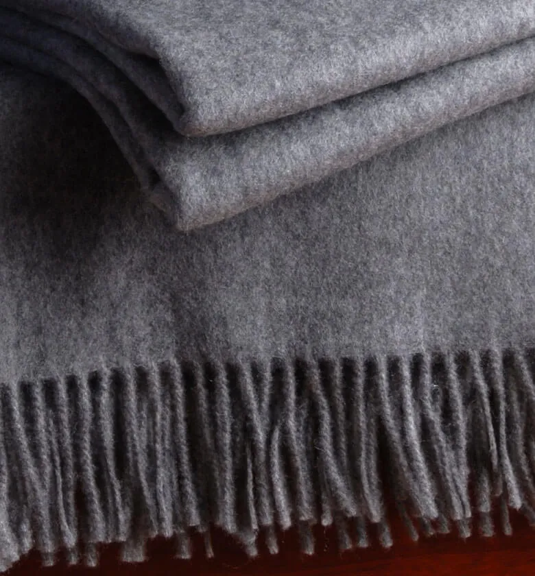 Plaid Cachemire Himalaya Gris