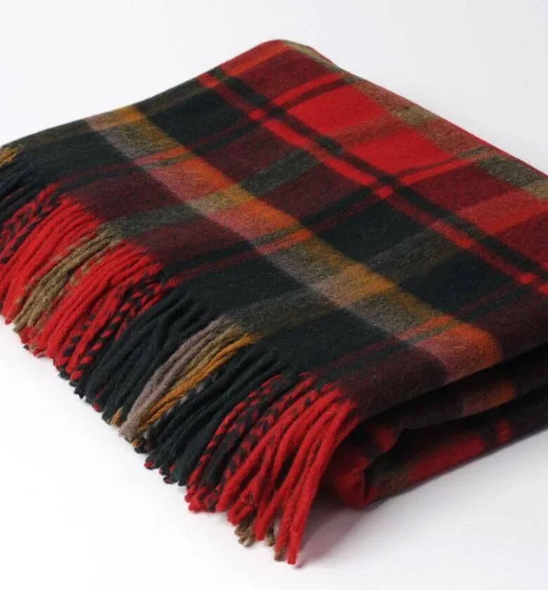 Plaid Écossais Dark Maple - 140 X 185 cm