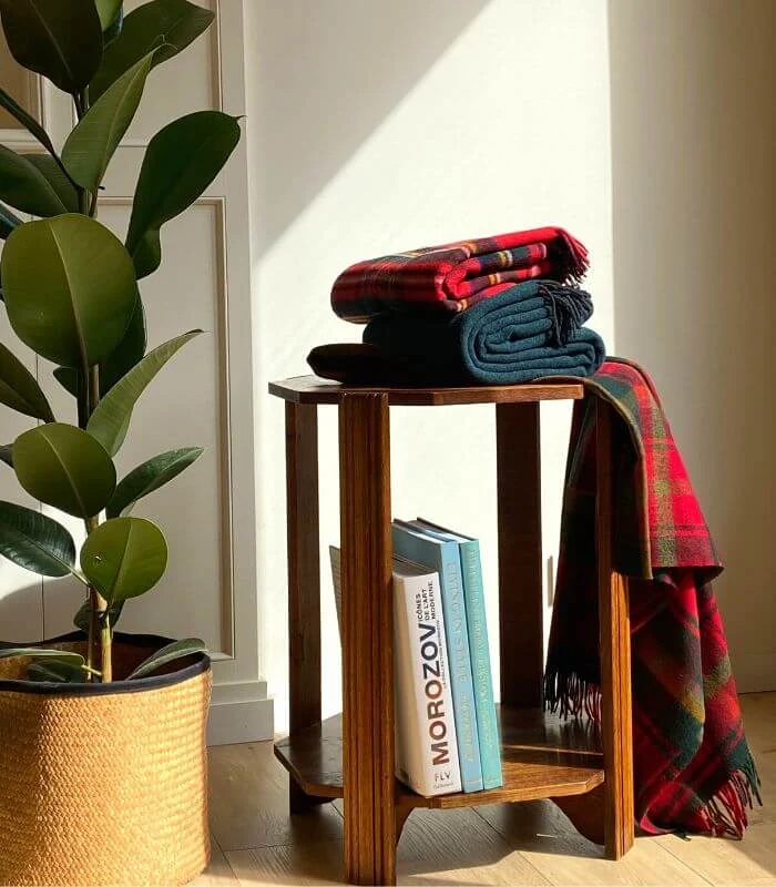 Plaid Écossais Rouge Royal Stewart 140 X 185cm