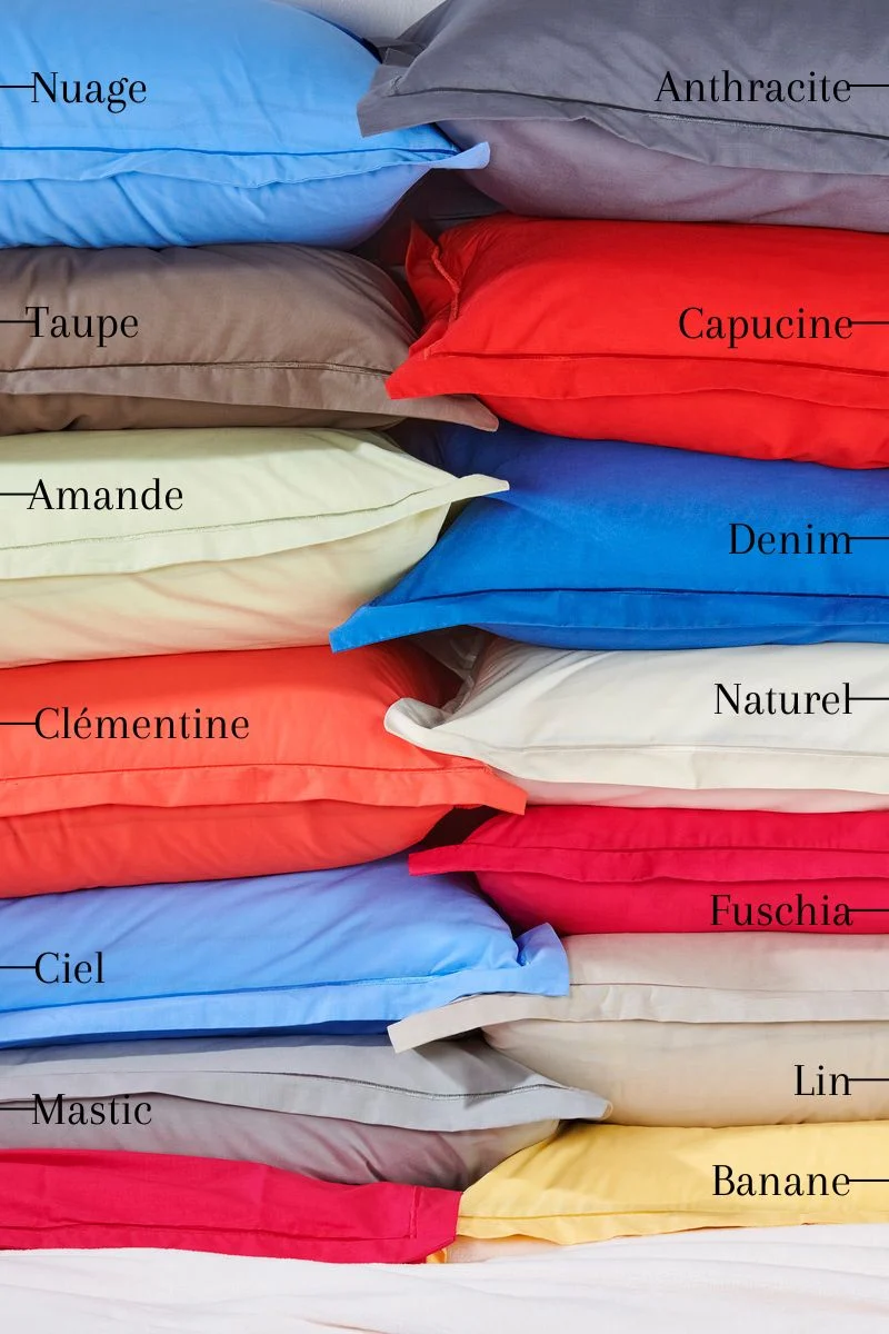 Drap plat - Uni Coton