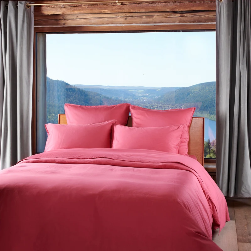 Drap plat - Satin Lavé 110 fils/cm²