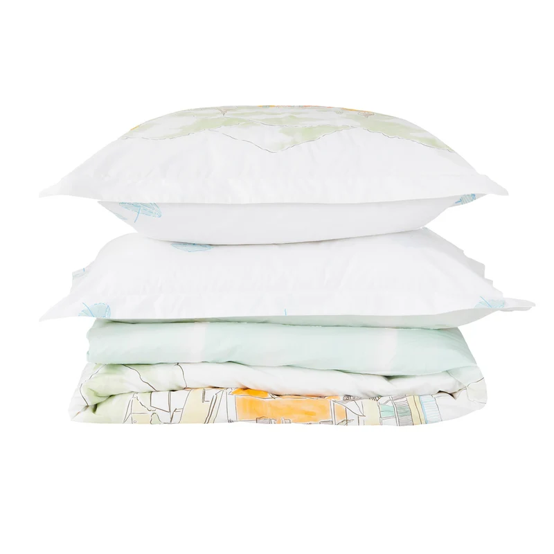 Housse de couette Nice - Percale de coton