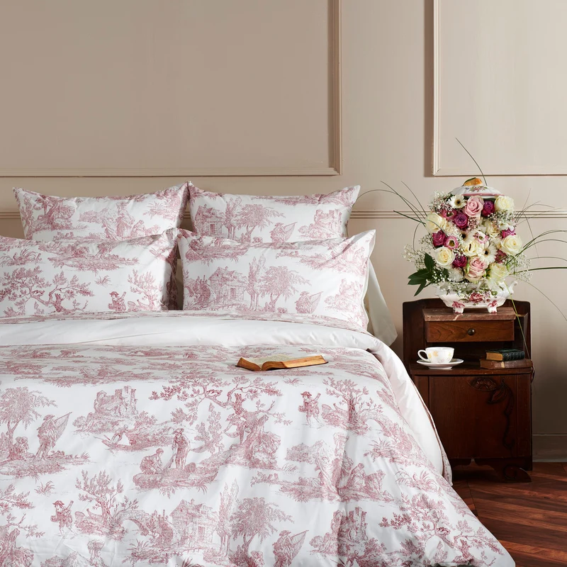 Taie d'oreiller Tendresse - Percale de coton 80 fils/cm