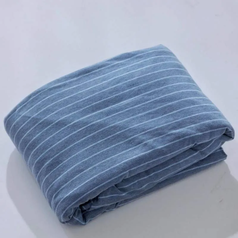 Drap Housse Drap Matelas Uni Coton Tricot Confort Rayure