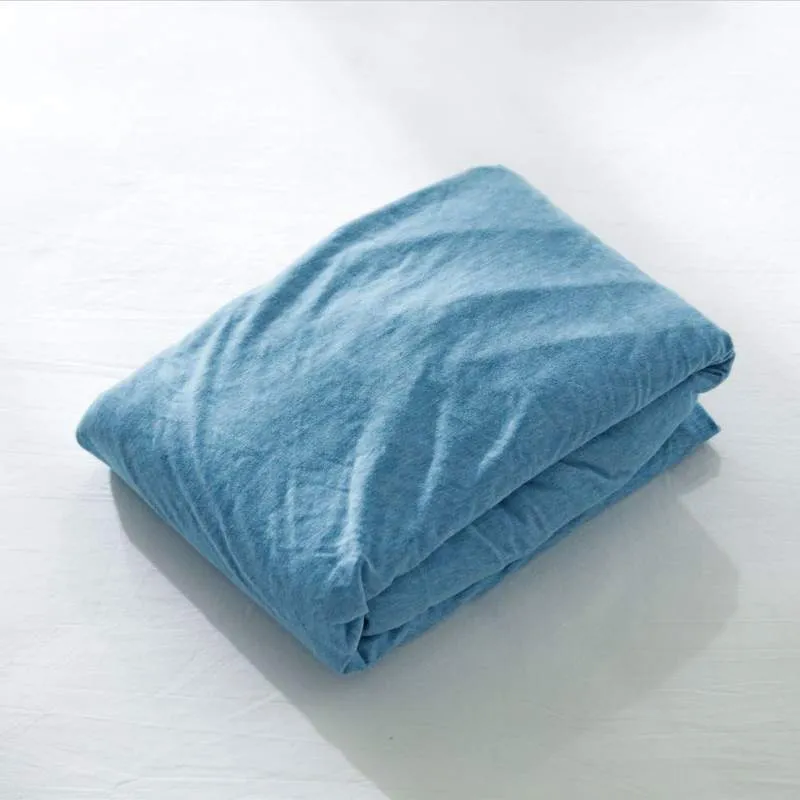 Drap Housse Drap Matelas Uni Coton Tricot Confort Rayure