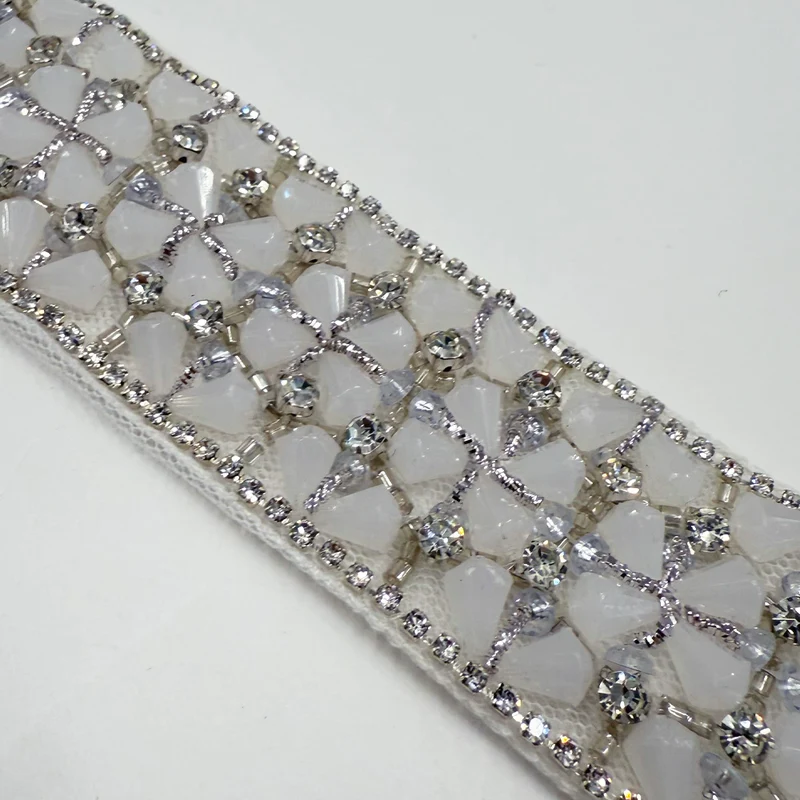 Galon Brodé, Perles Strass - Ento