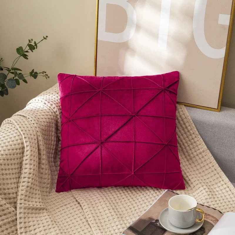Coussin velours pour le salon
