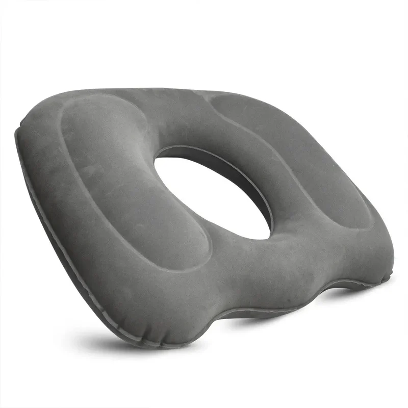 Coussin hémorroïdes gonflable pour le voyage