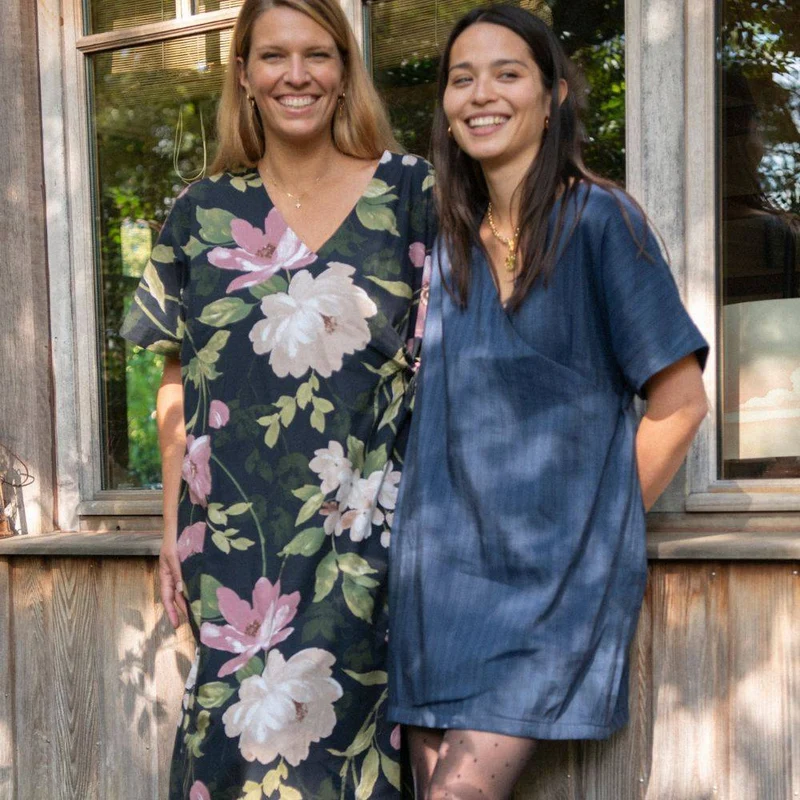 PATRON DE COUTURE PDF | Blouse & Robe Kimono Mathilde | Maéli Paris | FRANÇAIS SEULEMENT