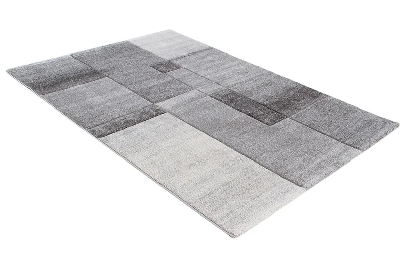 Tappeto Moderno Timelapse Grigio