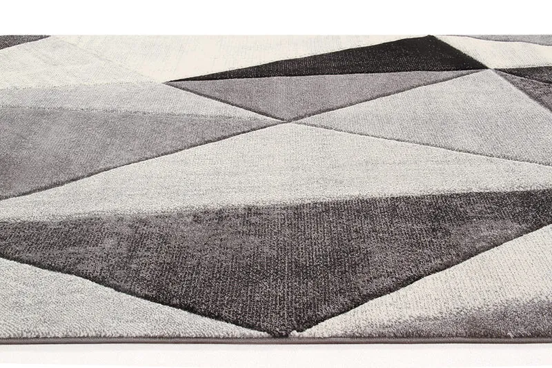 Tappeto Moderno Ray Grigio